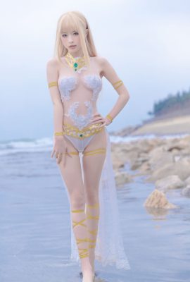 Áo tắm trắng Shimizu Yuno Marie Rose (Dead or Alive)