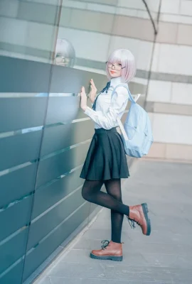 “Fate/Grand Order” Cosplay đồng phục học sinh lụa đen Matthew Kyrielight[CN: Bubble](14 ảnh)
