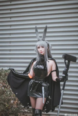 Arknights Bạo lực@Mèo hoàng gia đen trắng (CP25) (10 ảnh)