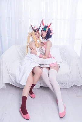 FGO Shuten?? Y tá không đủ tiêu chuẩn của Ibaraki Shuten Doji: @宁栀_雨drop, Ibaraki Doji: @neko_咿淼猫 (9 ảnh)