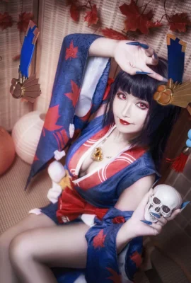 Cô gái ma quỷ Onmyoji Lá đỏ@void_Mio Ling (10 ảnh)