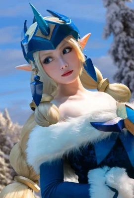 Liên minh huyền thoại CH1LDren of the Stars-Soraka·Lễ hội tuyết @Maki小媭(9 ảnh)