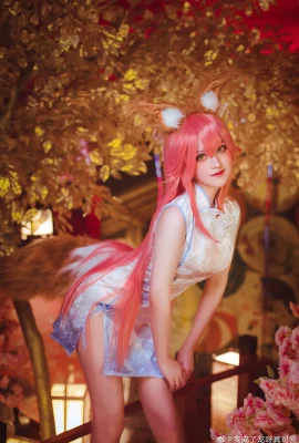 Fate/GrandOrder Tamamo-mae cheongsam@biến thành rồng, thật dễ thương (10 ảnh)