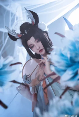 The King of Glory Chang'e@The Whitest_Youyi (Nhiếp ảnh: @-兰兰蓝-) (9 ảnh)