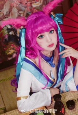 Liên minh huyền thoại Ahri Soul Lotus Skin@ Nanci hương dâu (9 ảnh)