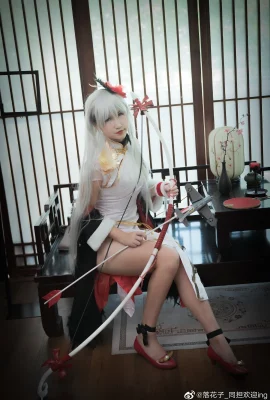 Hoa mẫu đơn mùa xuân kiêu hãnh của Azur Lane Enterprise @罗花子_同職狠的吃(9 ảnh)