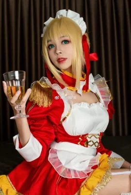 FGO Nero Claudius Fan Maid@MoLinganjiang (9 ảnh)