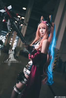 Arknights Angelina@Black and White Royal Cat (Fifly Animation và Game Carnival) (9 ảnh)