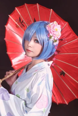 Re: Cuộc sống ở một thế giới khác với Zero Rem kimono Yukata @灗神 (9 ảnh)