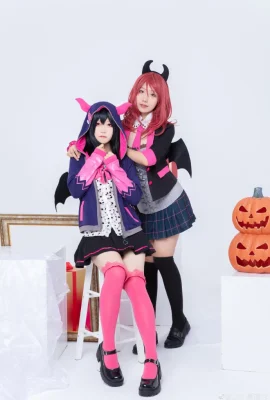 LoveLive! Nishikino Maki: @Lilith Xia Jinxi, Nicole: @袁熊熊是一个小小碰bearQwQ Halloween (9 ảnh)