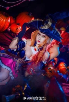 Liên minh huyền thoại Halloween Phù thủy quyến rũ Miss Doom: @太喰如雨, Fury of the Storm: @诺米_CN光 (9 ảnh)