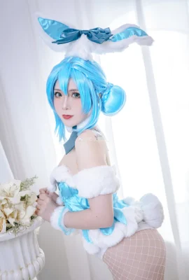 Hatsune Miku·Cô gái thỏ@杨大真_ (9 ảnh)