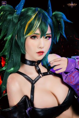 Cosplay Diao Chan của Arena of Valor Bộ giáp ngoài