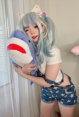 Caticornplay – Ảnh tự sướng của Gawr Gura