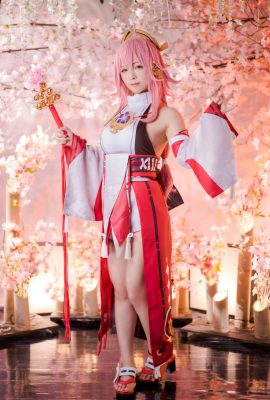 (Valkyrie (Rizuna)) Yae Zakura (tác động genshin)