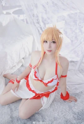 Sword Art Online Asuna Áo tắm ver. @小勇子UGUGUG (9 ảnh)