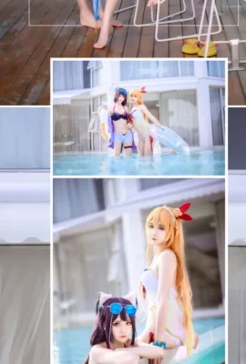 Princess Connect☆Re:Dive Áo tắm ver. Kailu Pekolim @Akisoso 秋春秋(9 ảnh)