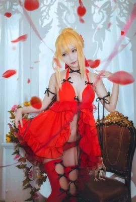 Bộ đồ ngủ Fate/Extra Nero Claudius cn: -Kurokawa- (13 ảnh)
