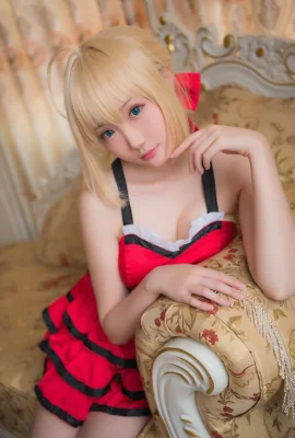 Fate/Grand Order]Nero Claudius Dark Red Modern Outfit Ver. cn: Guahi (14 ảnh)