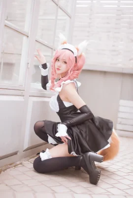 Fate/GrandOrder Tamamo Mae Maid cn: Yi Luotong (10 ảnh)