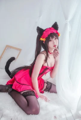 Date A Live Tokisaki Kurumi Cat Nightdress cn: Yingliang-chan (9 ảnh)