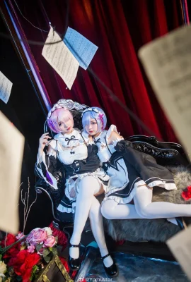 Re: Cuộc sống ở một thế giới khác với Zero Rem: @小一巴ABA, Ram: @YomiAlter (9 ảnh)