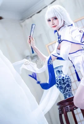 Sườn xám lộng lẫy của Azur Lane yêu mùa xuân @小鱼哥(9 ảnh)