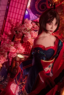 Công chúa kiếm quỷ Onmyoji @sweet bất tử Mio-chan (Nhiếp ảnh: @影修PHOTO) (9 ảnh)