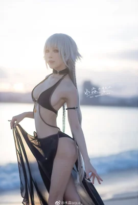 Fate/GrandOrder đen Joan of Arc@水淼aqua_ (8 ảnh)