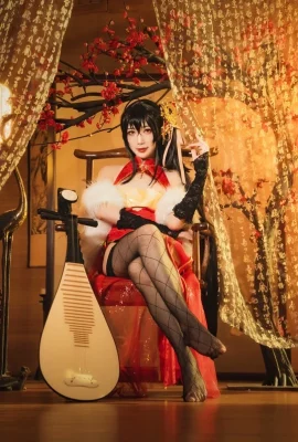 Azur Lane Dafeng Sườn xám @LyLengyang (9 ảnh)