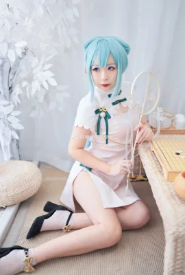 Hatsune Miku “Shaohua” sườn xám @Xuance thích ăn cà rốt (9 ảnh)