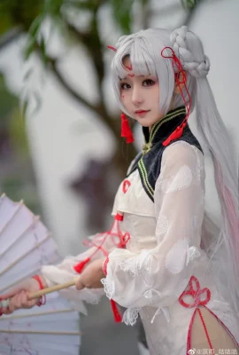 Onmyoji Shiranui sườn xám @濟雨_GUGUGU (9 ảnh)