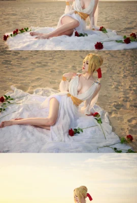 Váy ngủ Fate/Grand Order Nero Claudius @大里子是不久久(8 ảnh)