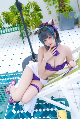 Áo tắm Azur Lane Cheshire@千夜夜(9 ảnh)