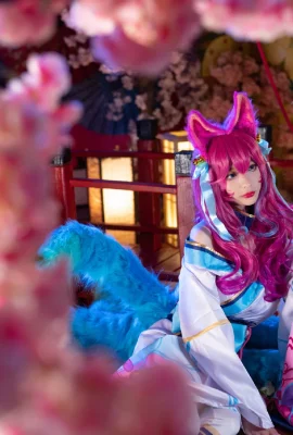 Liên Minh Huyền Thoại Ahri Soul Lotus@Xianjuanyeye (Nhiếp ảnh: @EXIT飞鱼) (10 ảnh)