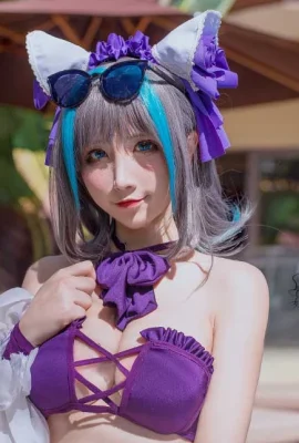 “Azur Lane” Cheshire Water Cosplay[CN: Jiuqu jean-](10 ảnh)