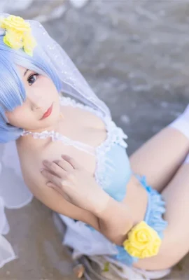 “Re:ZERO – Bắt đầu cuộc sống ở thế giới khác” Cosplay áo tắm Rem[CN: 九九八XY](9 ảnh)