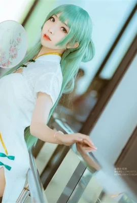 VOCALOID Hatsune Miku Sườn xám Cosplay[CN: _Seven Shades of the Strong Man_](12 ảnh)