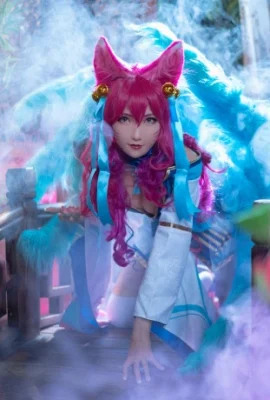 Liên Minh Huyền Thoại Ahri Soul Lotus Skin@louyinEmilia (9 ảnh)