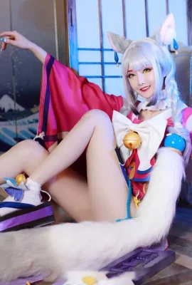 Cosplay nhân viên bán hàng mèo “Onmyoji”[CN: Demon King Luer_](8 ảnh)