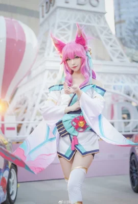 Liên Minh Huyền Thoại Ahri Soul Lotus@Pinyinyin_ (9 ảnh)