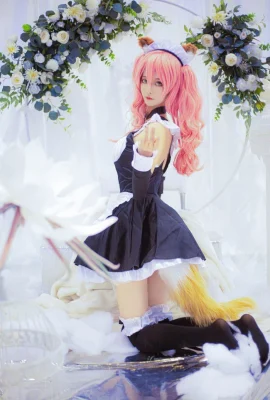 Người giúp việc phía trước FGO Tamamo @coserAnge (10 ảnh)