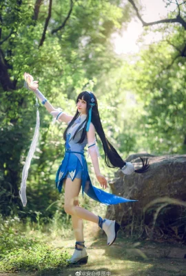 The King of Glory Xi Shi @米小曜 (Nhiếp ảnh: @安白修图中) (9 ảnh)