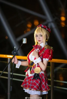 Fate/Grand Order Nero Claudius hâm mộ trang phục ca hát @Internet Addiction Girl Bailangjiang (9 ảnh)