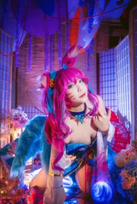 Liên Minh Huyền Thoại Ahri Soul Lotus@Ah Fat thích ăn ăn ăn sóng sóng (9 ảnh)