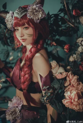 Liên minh huyền thoại Ahri Cửu vĩ cáo rừng vĩnh cửu @明 play_CatN (9 ảnh)