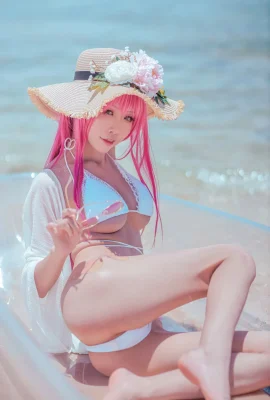 Không thể lấy đi bộ bikini trắng “Azur Lane-Sukov” của Shui Miao Aqua (35 Ảnh)