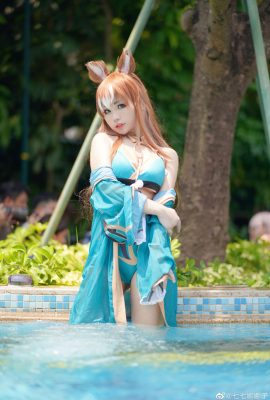 (Qiqi Nanako) Xina Bar Áo tắm Ver.