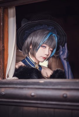 (Wang Pangpang u) Sườn xám Cheshire