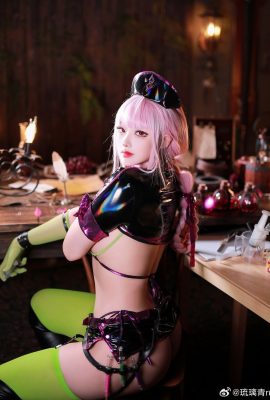 (sốt runa xanh tráng men) fgo Trang phục Halloween Nightingale